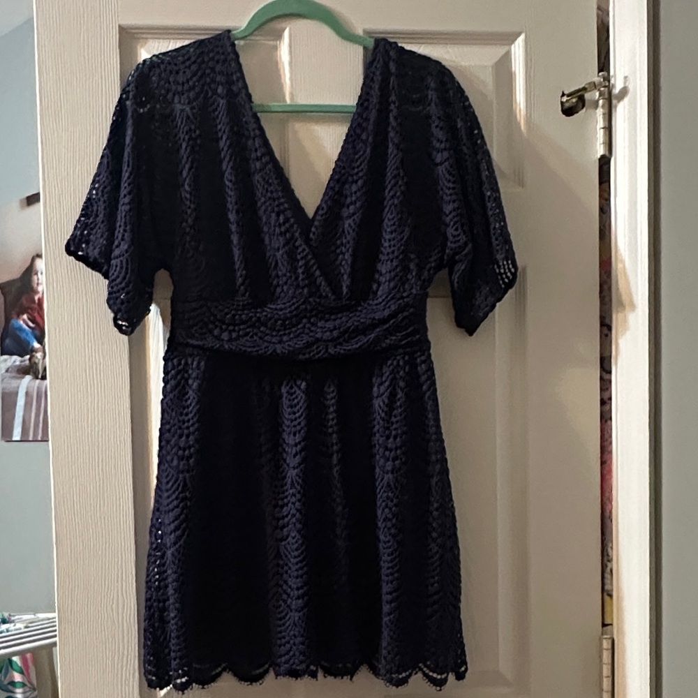 New without tags - Lilly Pulitzer Elegant Navy Eyelet Romoer